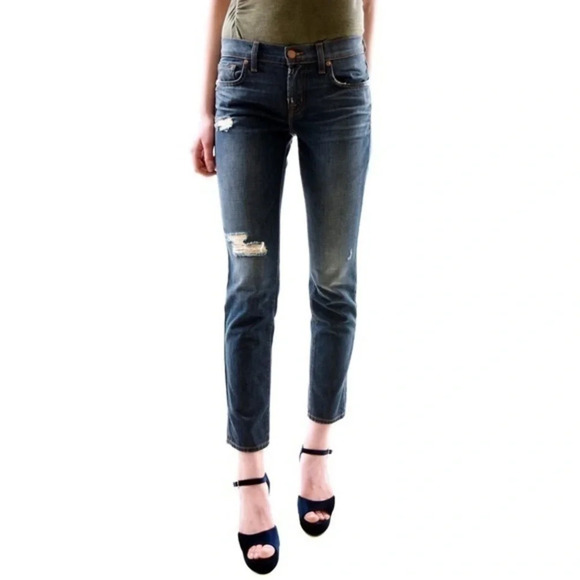 J. Brand • Aidan Ringer Boyfriend Destroyed Jeans - Picture 2 of 9